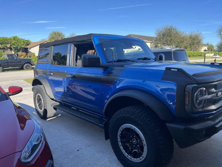 American Flag B Pillar Protection Kit (Printed Series) - 2021+ Bronco 4 Door
