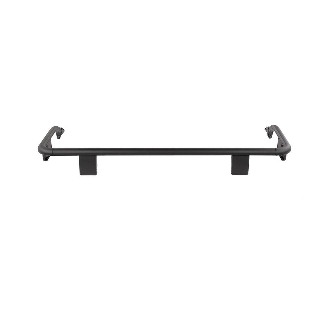 ARB Base Rack Front 1/4 Guard Rail – Durable Black Aluminum Storage Accessory