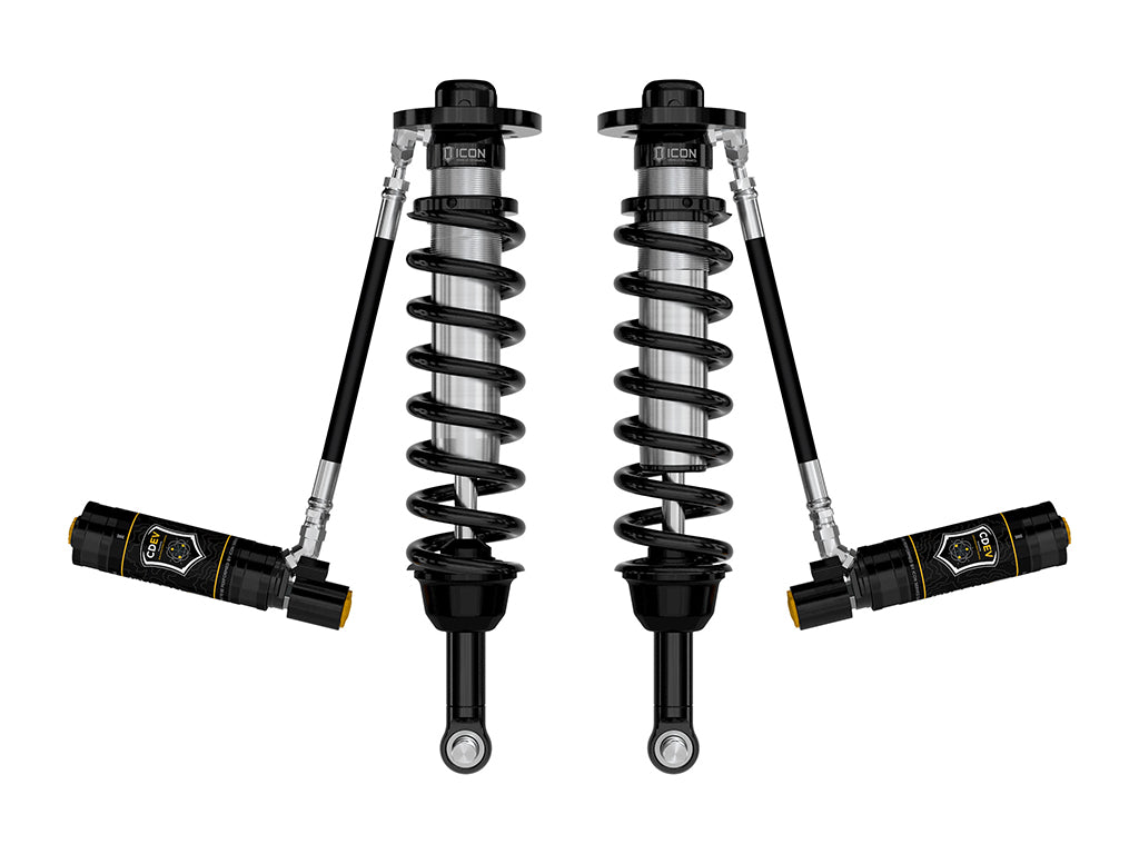 ICON 2021-2026 Ford F-150 4WD/Tremor, 3.5-4.5"/2.5-3" Lift, Front, V.S. 2.5 Series Coilovers, Remote Reservoir w/ CDEV, Pair