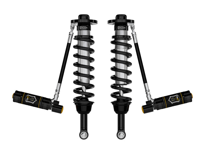 ICON 2021-2026 Ford F-150 4WD/Tremor, 3.5-4.5"/2.5-3" Lift, Front, V.S. 2.5 Series Coilovers, Remote Reservoir w/ CDEV, Pair