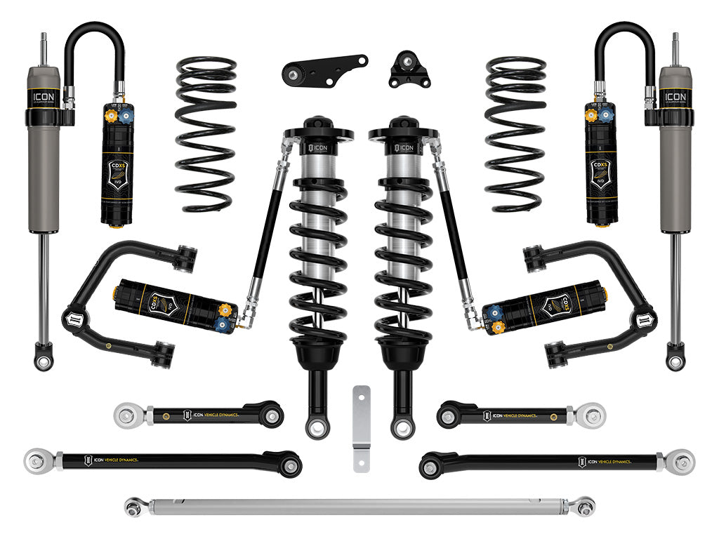 ICON 2024-2026 Toyota Land Cruiser 250 Series, 1.25-3" Lift, Stage 9 Suspension System, CDXS, Tubular