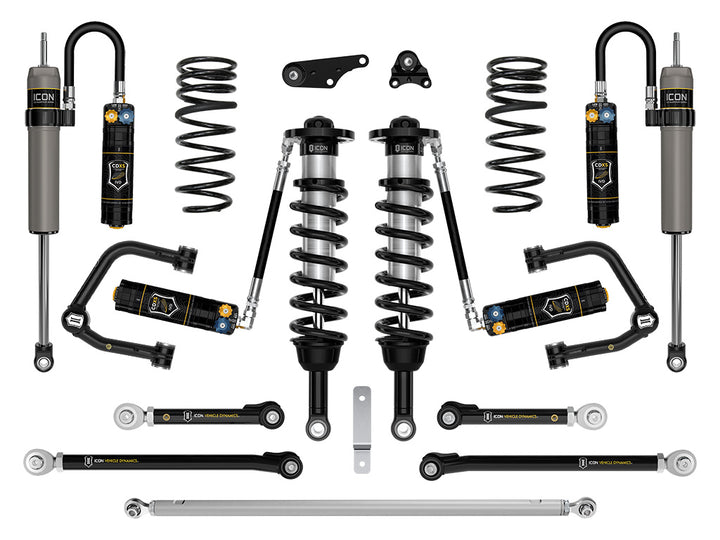 ICON 2024-2026 Toyota Land Cruiser 250 Series, 1.25-3" Lift, Stage 9 Suspension System, CDXS, Tubular