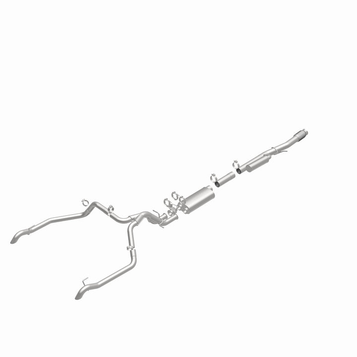 MagnaFlow Overland Series Cat-Back Exhaust System for Chevrolet Silverado 1500 ZR2 and GMC Sierra 1500 AT4X 6.2L - Part #19703