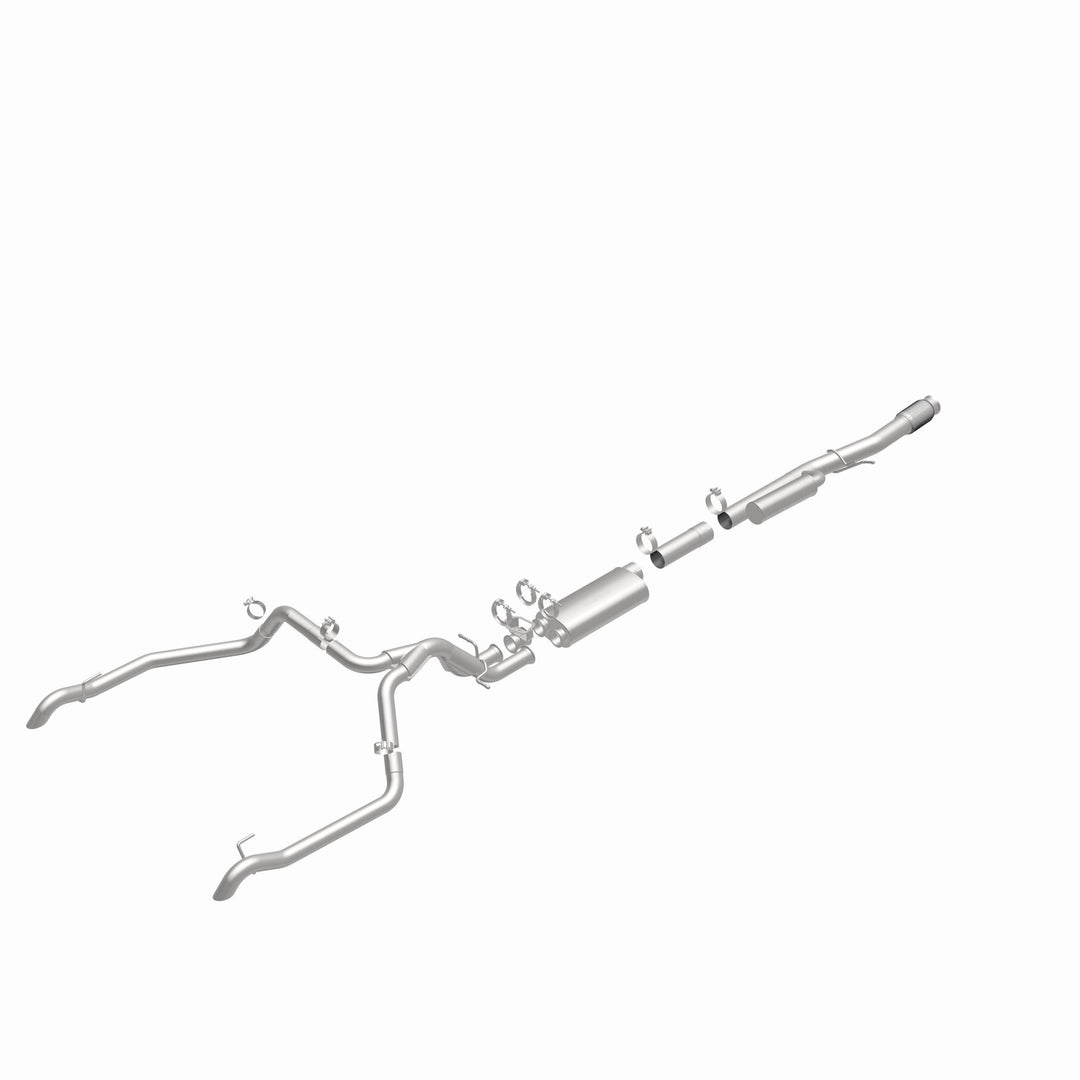 MagnaFlow Overland Series Cat-Back Exhaust System for Chevrolet Silverado 1500 ZR2 and GMC Sierra 1500 AT4X 6.2L - Part #19703