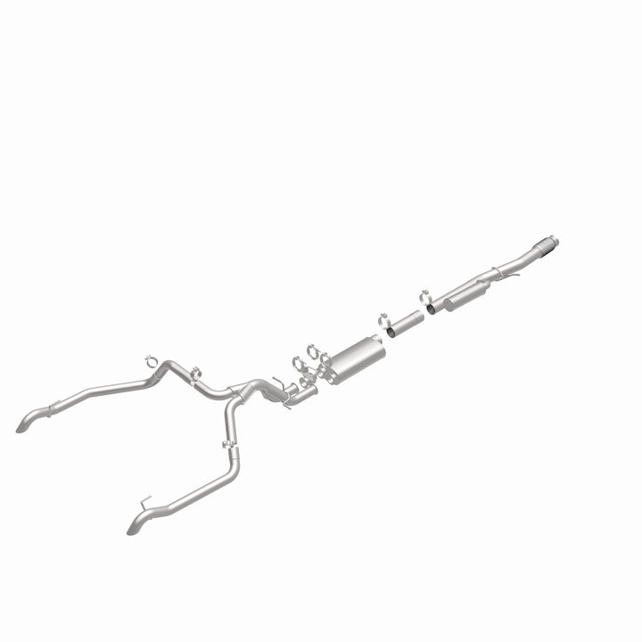 MagnaFlow Overland Series Cat-Back Exhaust System for Chevrolet Silverado 1500 ZR2 and GMC Sierra 1500 AT4X 6.2L - Part #19703