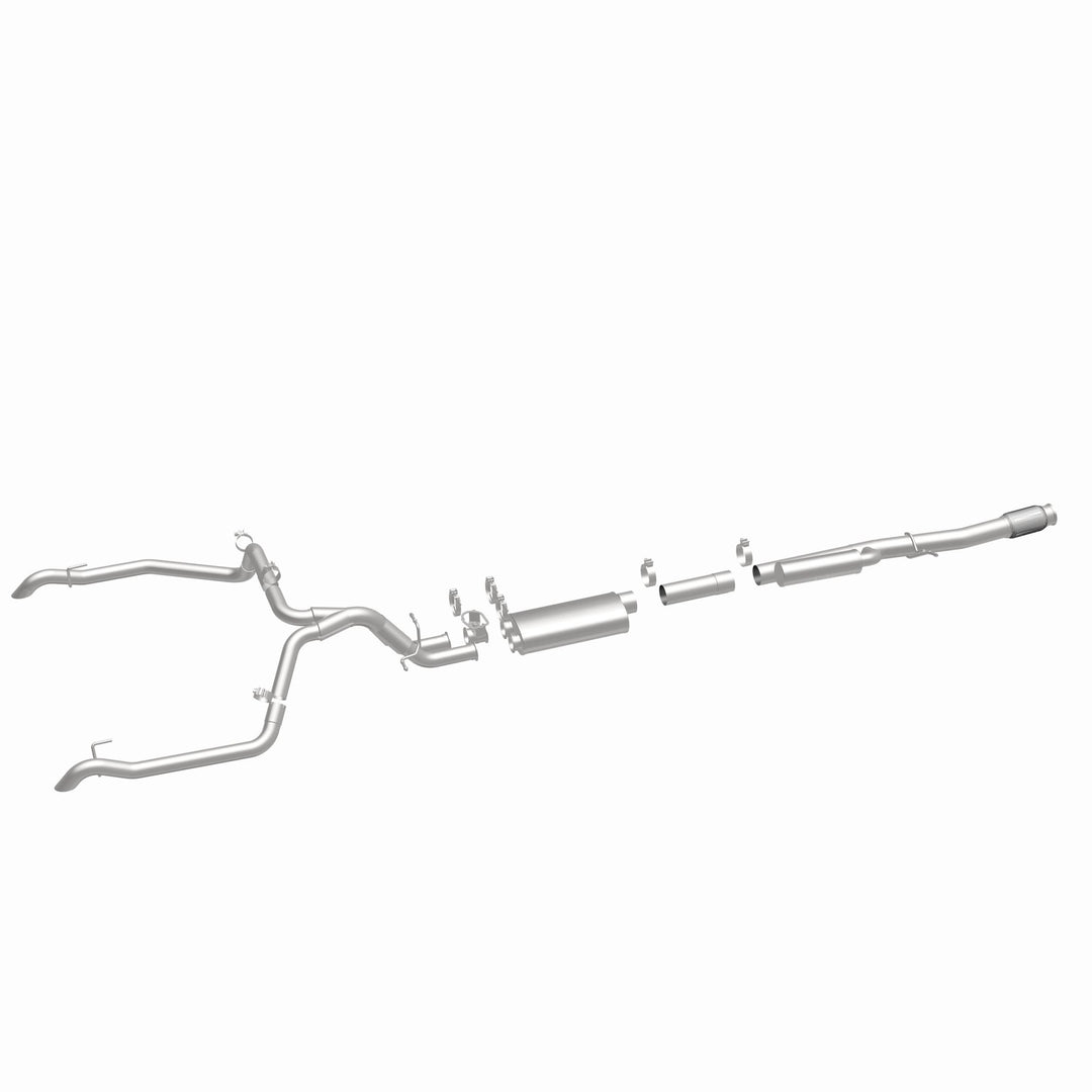 MagnaFlow Overland Series Cat-Back Exhaust System for Chevrolet Silverado 1500 ZR2 and GMC Sierra 1500 AT4X 6.2L - Part #19703