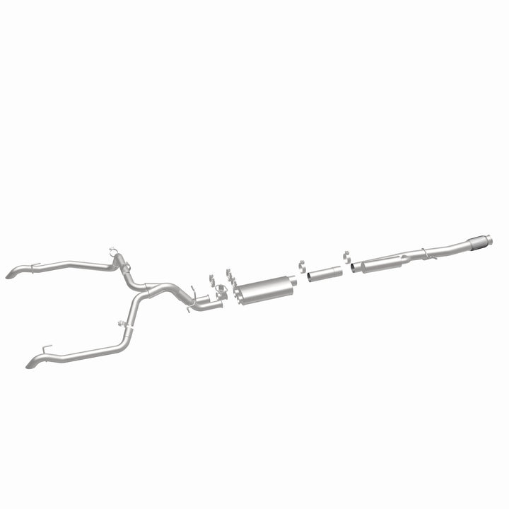 MagnaFlow Overland Series Cat-Back Exhaust System for Chevrolet Silverado 1500 ZR2 and GMC Sierra 1500 AT4X 6.2L - Part #19703