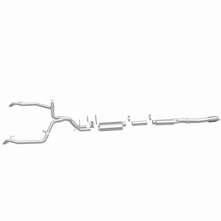 MagnaFlow Overland Series Cat-Back Exhaust System for Chevrolet Silverado 1500 ZR2 and GMC Sierra 1500 AT4X 6.2L - Part #19703