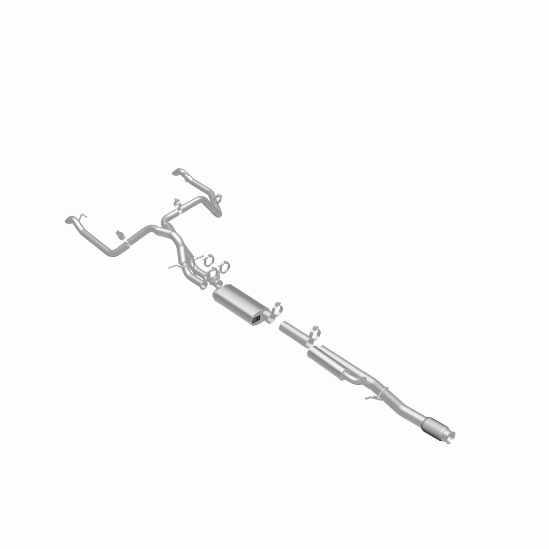 MagnaFlow Overland Series Cat-Back Exhaust System for Chevrolet Silverado 1500 ZR2 and GMC Sierra 1500 AT4X 6.2L - Part #19703