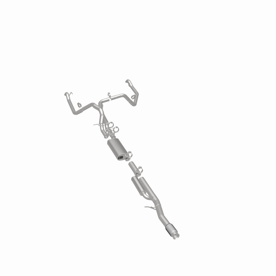 MagnaFlow Overland Series Cat-Back Exhaust System for Chevrolet Silverado 1500 ZR2 and GMC Sierra 1500 AT4X 6.2L - Part #19703