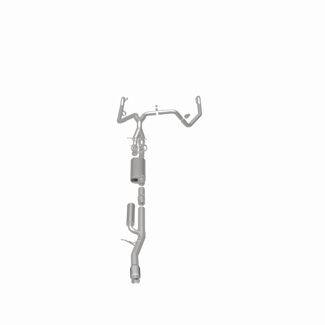 MagnaFlow Overland Series Cat-Back Exhaust System for Chevrolet Silverado 1500 ZR2 and GMC Sierra 1500 AT4X 6.2L - Part #19703