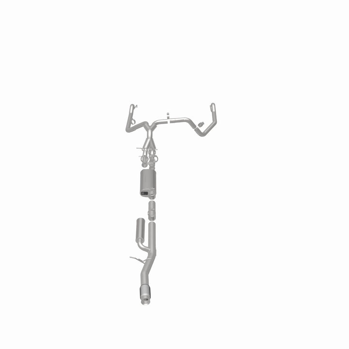 MagnaFlow Overland Series Cat-Back Exhaust System for Chevrolet Silverado 1500 ZR2 and GMC Sierra 1500 AT4X 6.2L - Part #19703