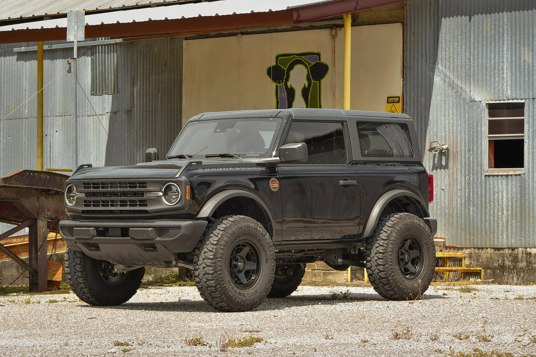 Overland Sector Atlas 17x9 -12 5x114.3/5x127mm 71.5mm Satin Black by Overland Sector | KOVA Offroad