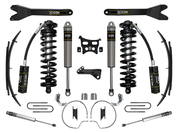 ICON 2023-2026 Ford F-250/F-350 Super Duty 4WD, 4-5.5" Lift, Stage 3 Coilover Conversion System w/ Radius Arms & Expansion Packs
