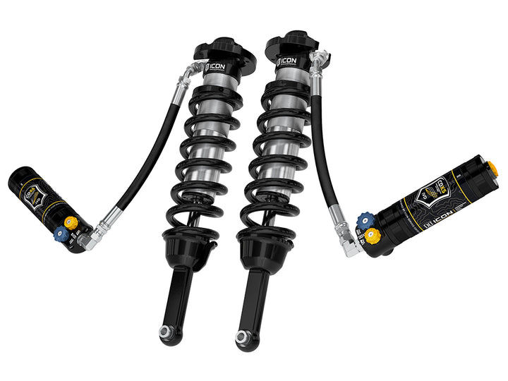 ICON 2005-2023 Toyota Tacoma, 0-3.5"/0-2.75" Lift, Front, V.S. 2.5 Series Coilover Kit, Extended Travel, Remote Reservoir w/ CDXS, Pair