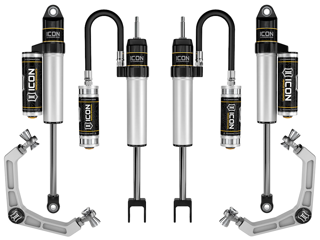 ICON 2020-2026 GM 2500/3500 HD, 0-2" Lift, Stage 2 Suspension System, Billet