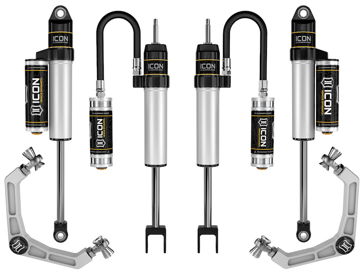 ICON 2020-2026 GM 2500/3500 HD, 0-2" Lift, Stage 2 Suspension System, Billet