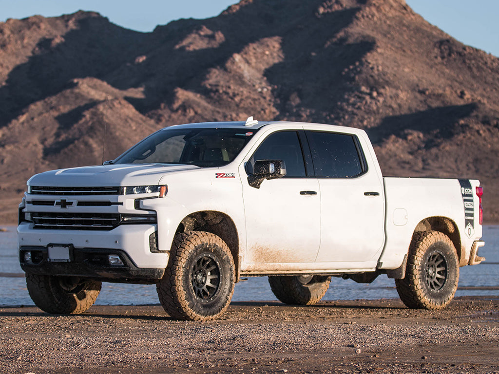 ICON 2019-2026 Chevrolet Silverado 1500/GMC Sierra 1500, 1.5-3.5" Lift, Stage 4 Suspension System, Billet