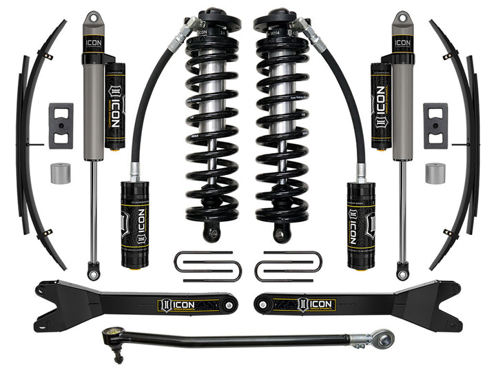 ICON 2023-2026 Ford F-250/F-350 Super Duty 4WD, 2.5-3" Lift, Stage 3 Coilover Conversion System w/ Radius Arms & Expansion Packs