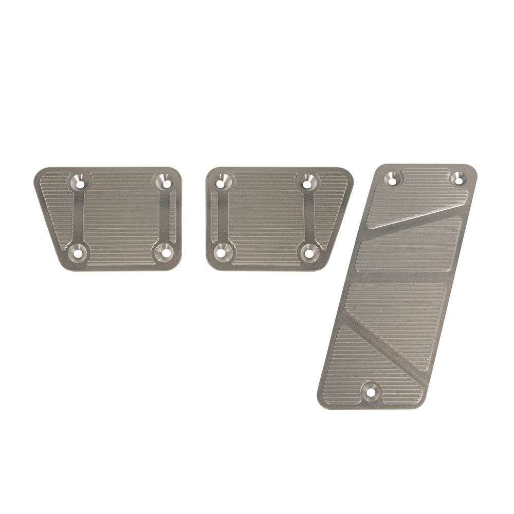 Jeep JK 3-Piece Pedal Covers For Manual Trans Billet