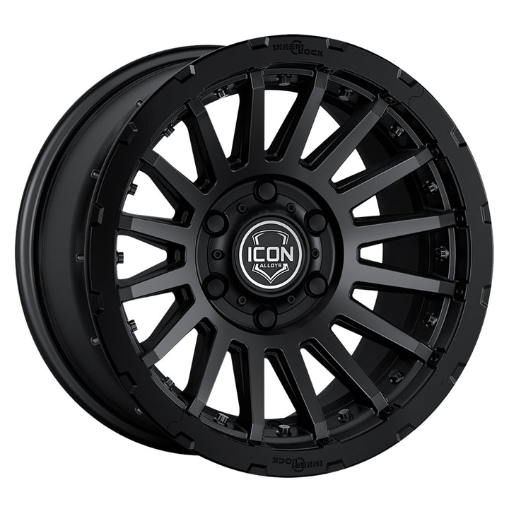 ICON Alloys Recon Pro, Satin Black, 18 x 9 / 6 x 5.5, 0mm Offset, 5" BS