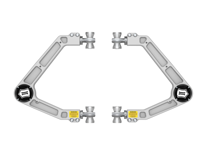 ICON 2023-2026 GMC Canyon/Chevrolet Colorado Trail Boss & ZR2, Billet Upper Control Arms, w/ Delta Joint PRO