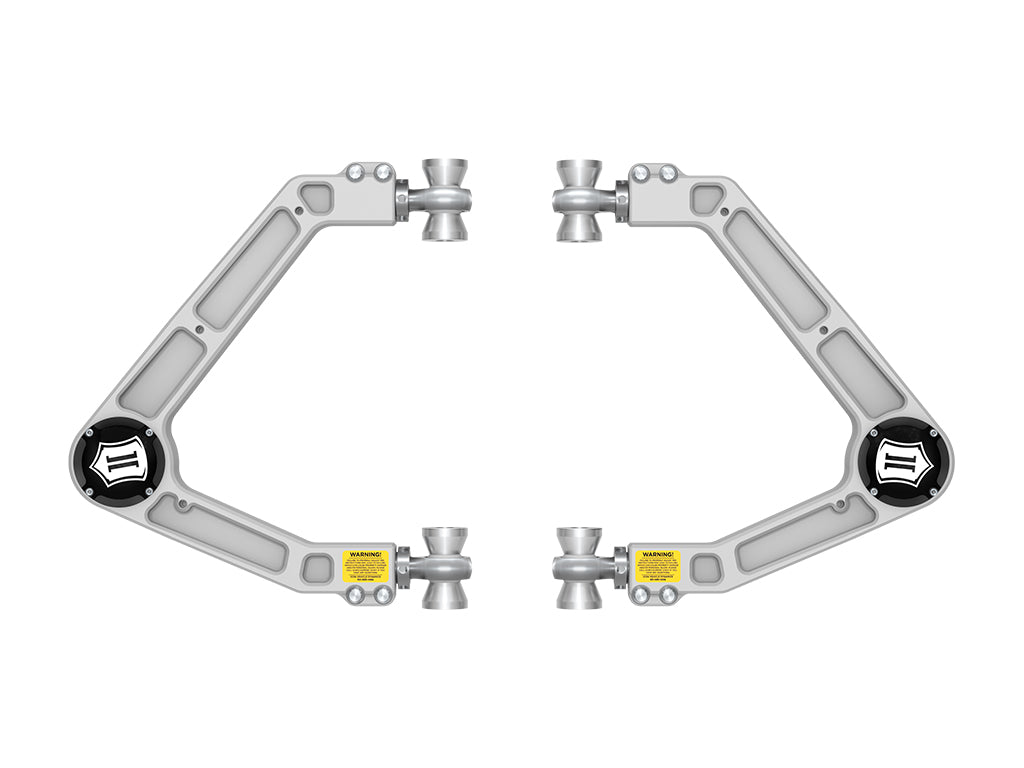 ICON 2023-2026 Chevrolet Colorado WT, LT, & Z71, Billet Upper Control Arms, w/ Delta Joint PRO