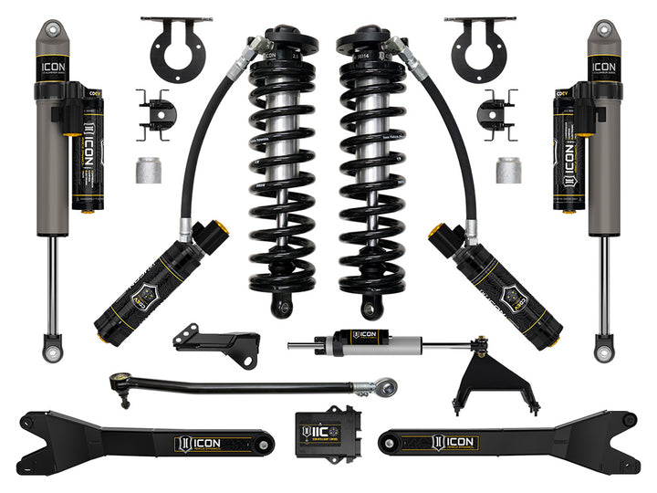 ICON 2023-2026 Ford F-250/F-350 Super Duty 4WD, 2.5-3" Lift, Stage 6 Coilover Conversion System with Radius Arms