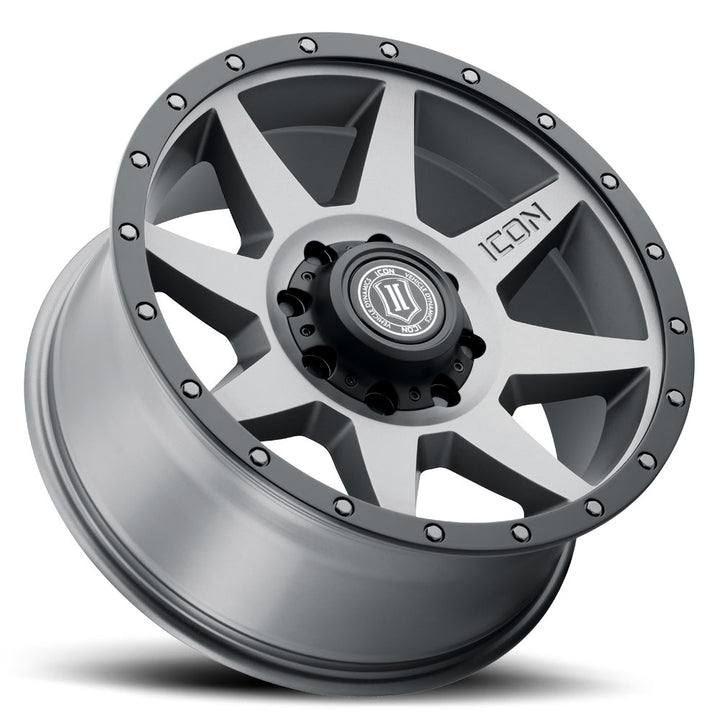 ICON Alloys Rebound, Titanium, 20 x 9 / 8 x 6.5, 12mm Offset, 5.5" Backspace