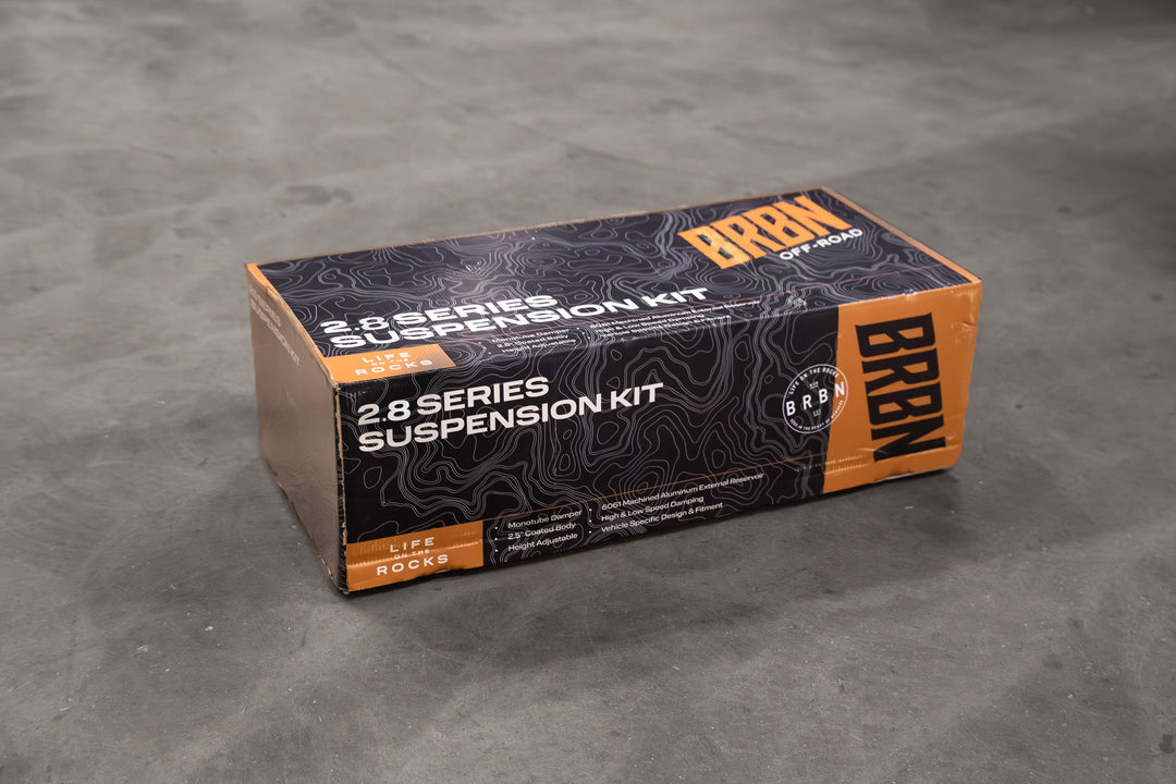 BRBN 2.8 HD Series 3-Way Adjustable Front Coilover Kit For Ford Bronco by BRBN Offroad | KOVA Offroad