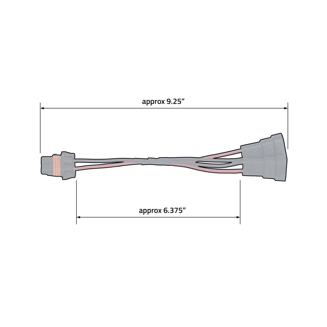 Oracle Lighting 2004 Trigger 12 Gauge Short Y Harness for Wireless Accessory Control Systems