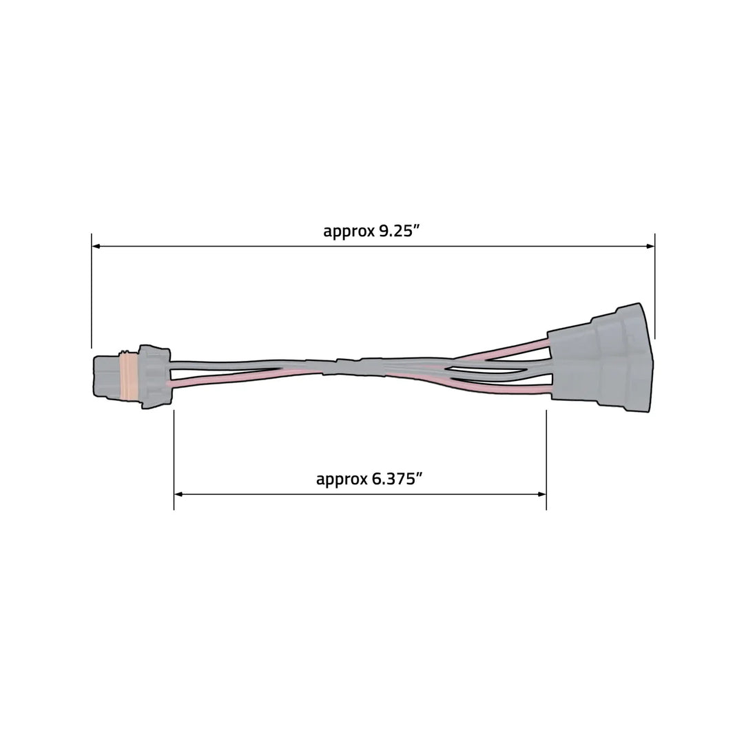 Oracle Lighting 2004 Trigger 12 Gauge Short Y Harness for Wireless Accessory Control Systems