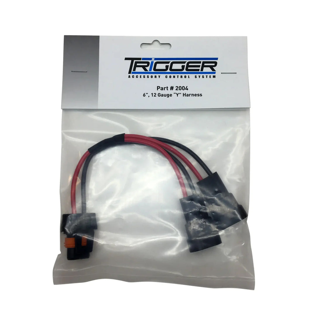 Oracle Lighting 2004 Trigger 12 Gauge Short Y Harness for Wireless Accessory Control Systems