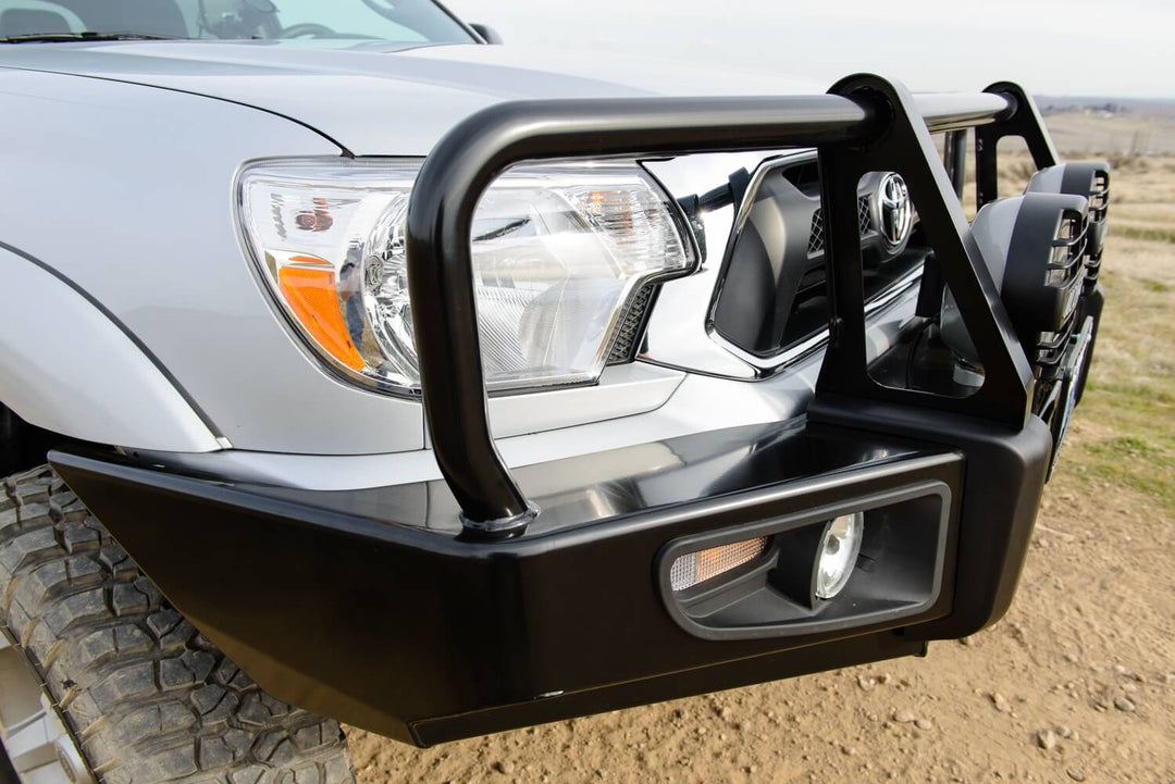 ARB 3423140B Winch Bumper for Toyota Tacoma (2012-2015) – Steel, Satin Finish, Tow Points Included