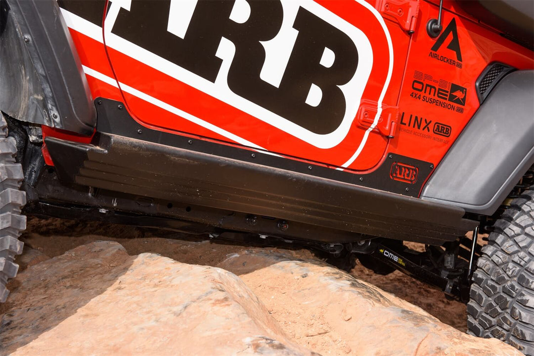 ARB 4450250 Steel Rock Sliders for Jeep Wrangler (2018-2022)