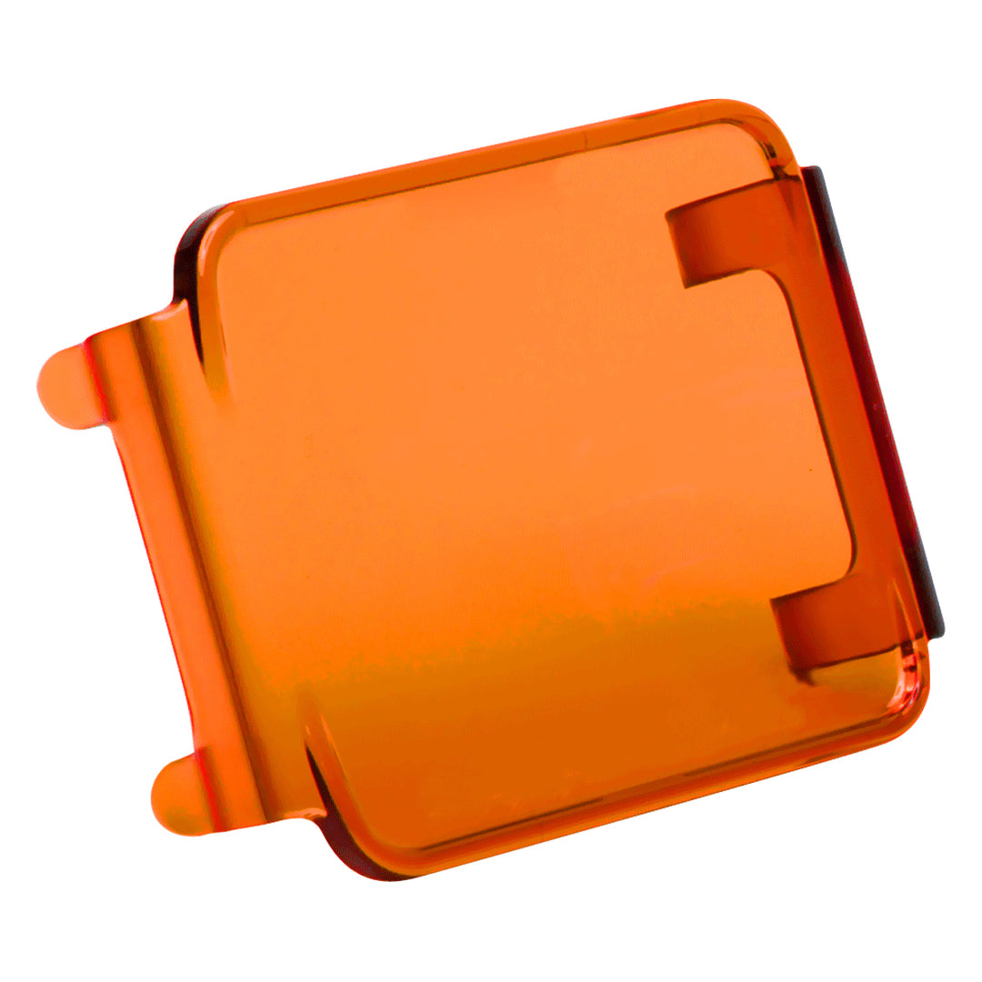 RIGID Industries Cover D-Series Amber PRO - Durable Polycarbonate Light Cover for LED Accessories