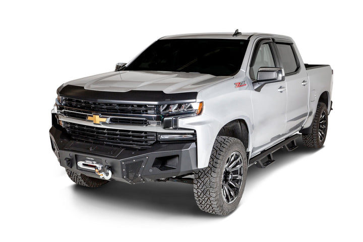 Husky Liners Aeroskin Hood Protector Matte Black for 2015-2019 Chevy Silverado HD Diesel