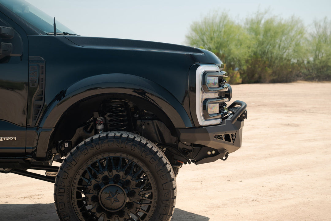 2023-2025 Ford Super Duty HoneyBadger Front Bumper w/ Top Hoop