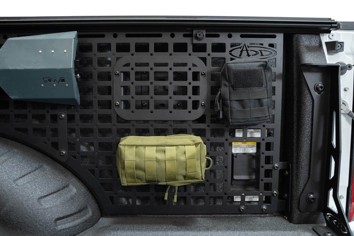 2023 Ford Super Duty Bed Side Molle Panels Passenger Full Kit