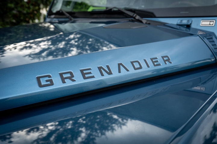 GRENADIER Hood Logo Inlays / Overlays - 2023+ Grenadier / Quartermaster by StickerFab | KOVA Offroad