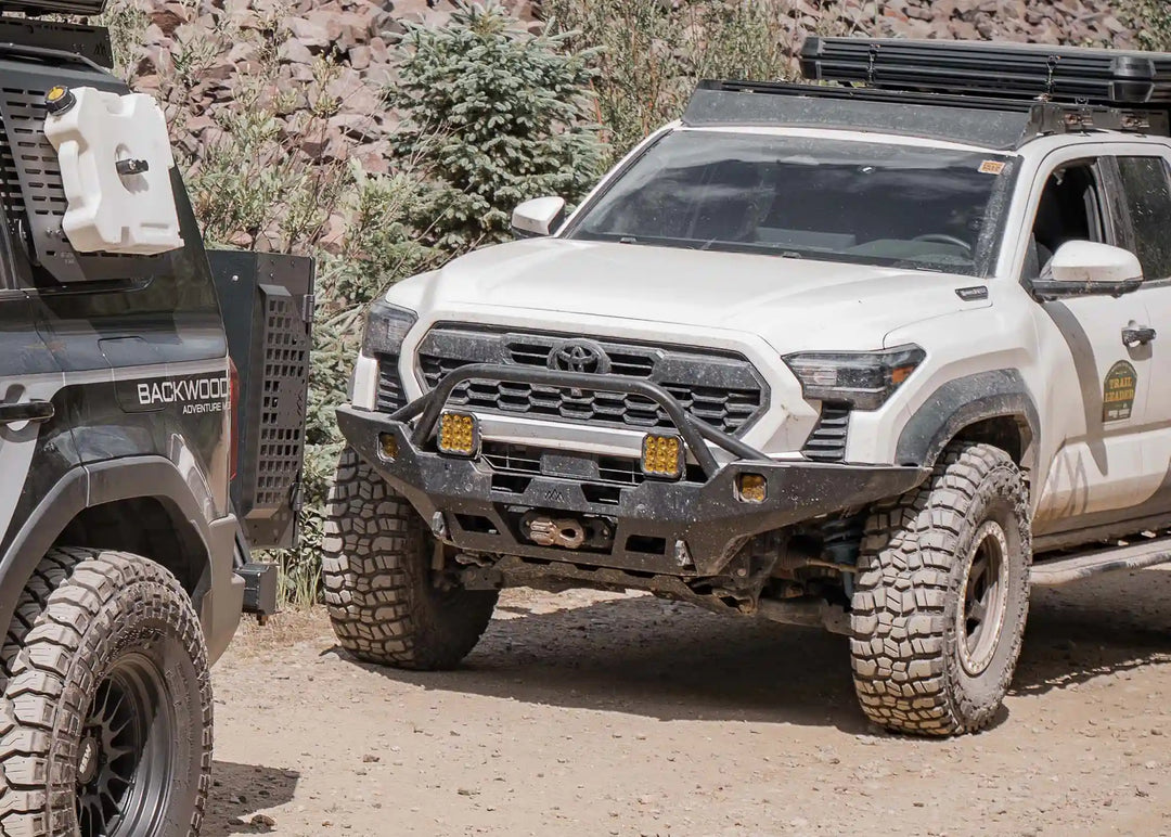 Hi-Lite Overland Toyota Tacoma Front Bumper 4th Gen (2024-2026) [Prerunner Bull Bar] by Backwoods Adventure Mods | KOVA Offroad