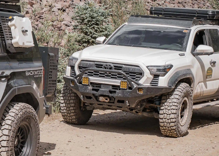 Hi-Lite Overland Toyota Tacoma Front Bumper 4th Gen (2024-2026) [Prerunner Bull Bar] by Backwoods Adventure Mods | KOVA Offroad