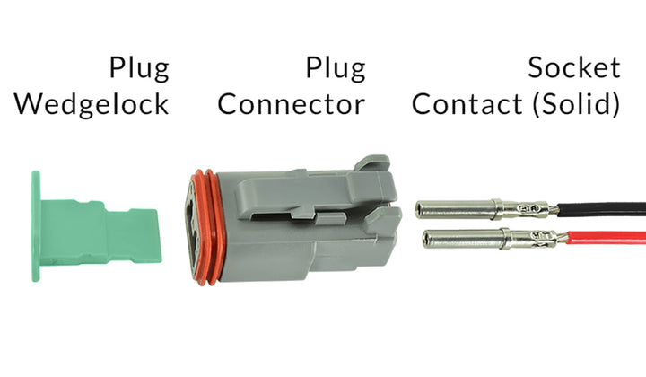 Oracle Lighting 2088-504 Switched LED Light Bar Wiring Harness with 2 Pin Deutsch Connectors