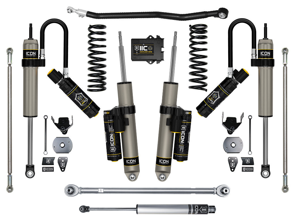 ICON 2014-2026 Ram 2500 4WD, Diesel, OEM Air Spring Rear, 4.5" Lift, Stage 5 Suspension System