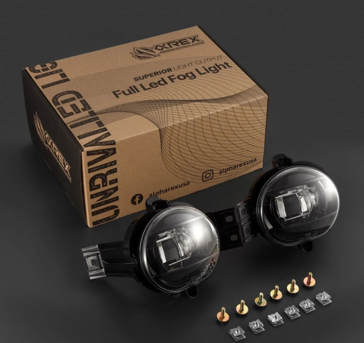 AlphaRex LED Projector Fog Lights for Dodge Ram 1500, 2500, 3500 & Durango (2004-2006)