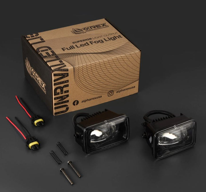 AlphaRex Universal LED Projector Fog Lights for Ford F150 and Super Duty 2017-2022