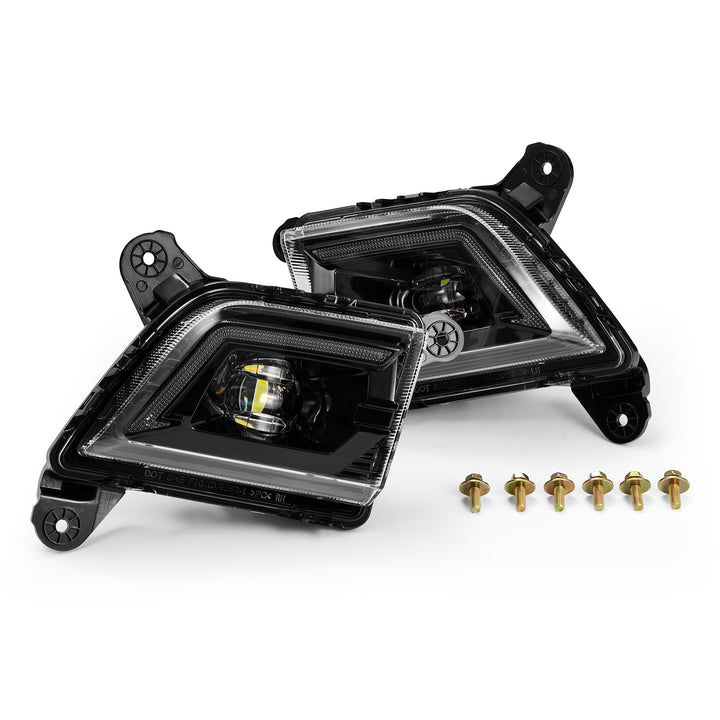 AlphaRex Universal LED Projector Fog Lights for Chevrolet Silverado (2019-2022)