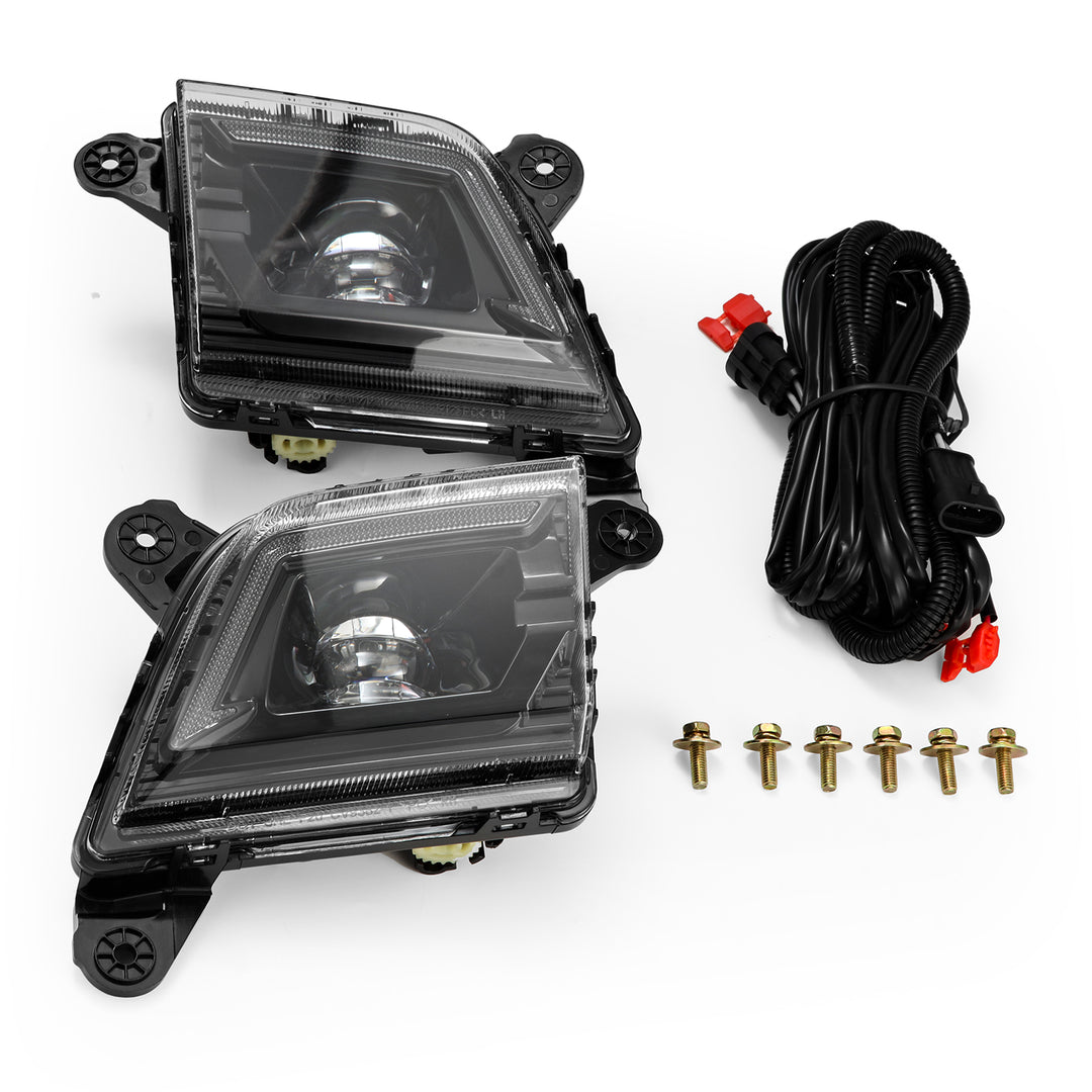 AlphaRex Universal LED Projector Fog Lights for Chevrolet Silverado (2019-2022)
