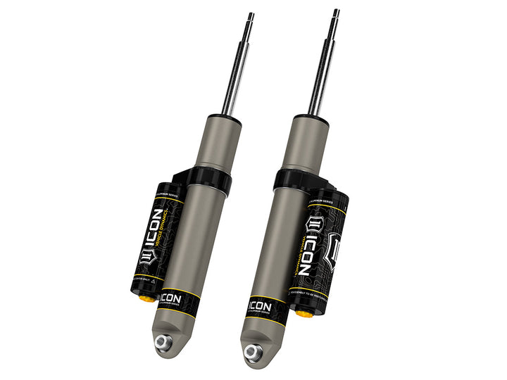 ICON 2014-2026 Ram 2500, 2" Lift, Rear, V.S. 2.5 Aluminum Series Shock Absorbers, Piggyback Reservoir, Pair