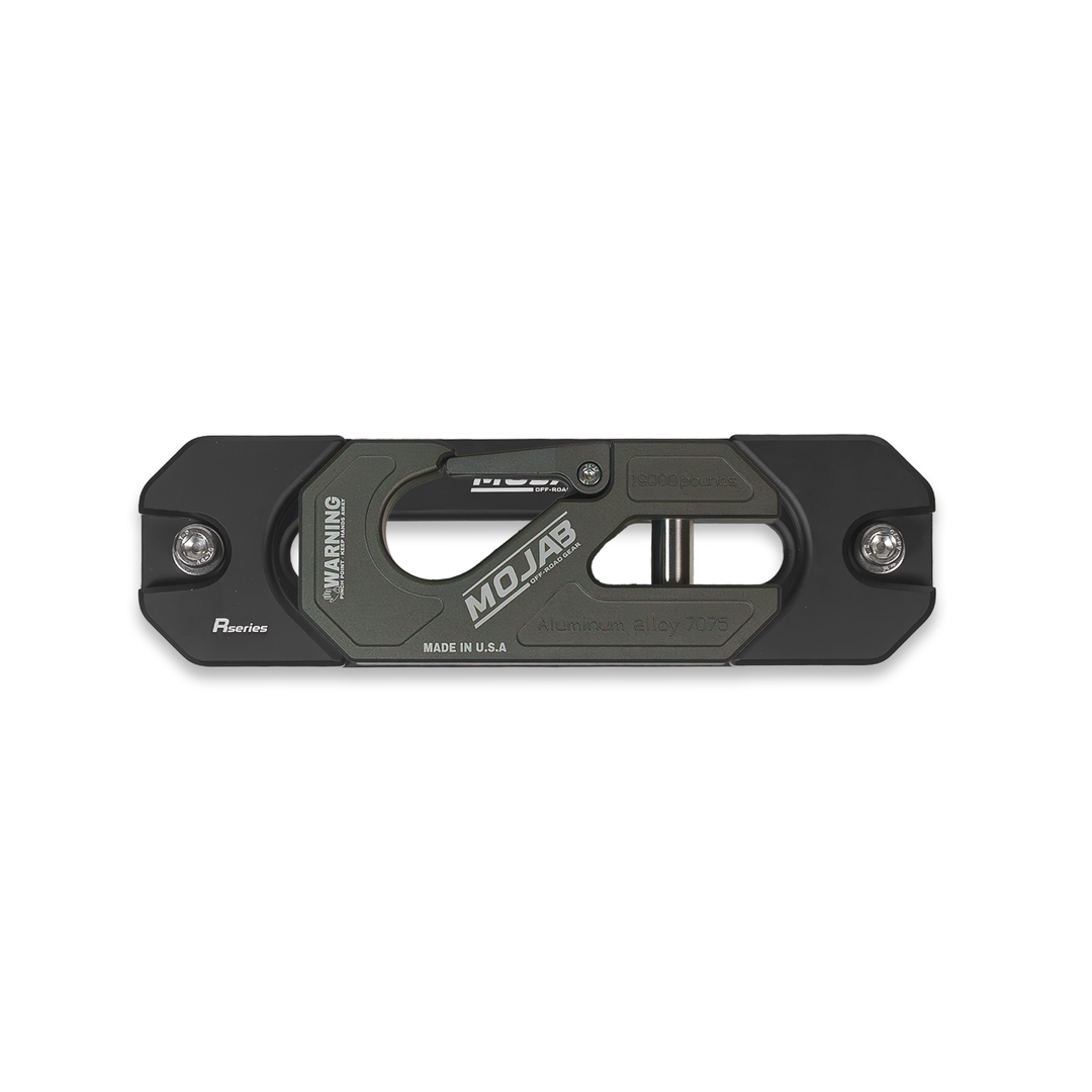 Aluminum Recessed Winch Shackle with Fairlead Kit.(LIFE TIME WARRANTY*)